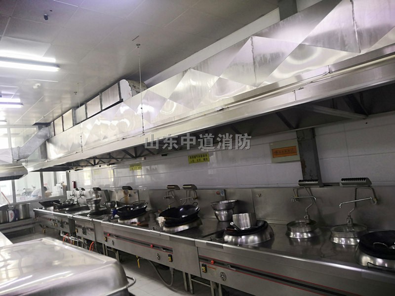 濰坊廚房設備滅火裝置安裝案例