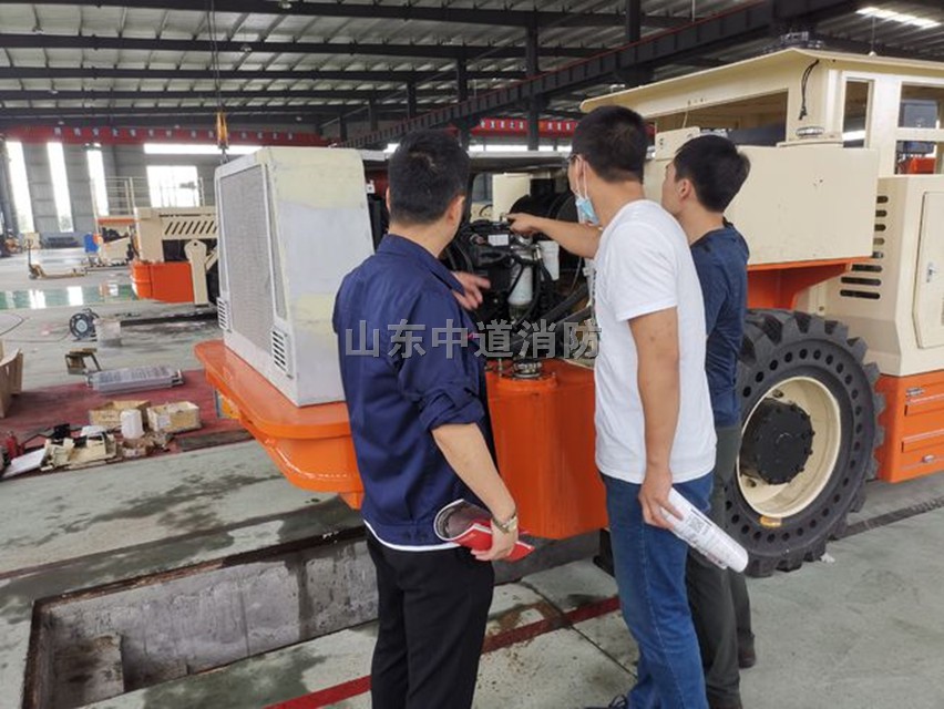 寧夏礦用車輛發動機艙水基滅火裝置定位分析